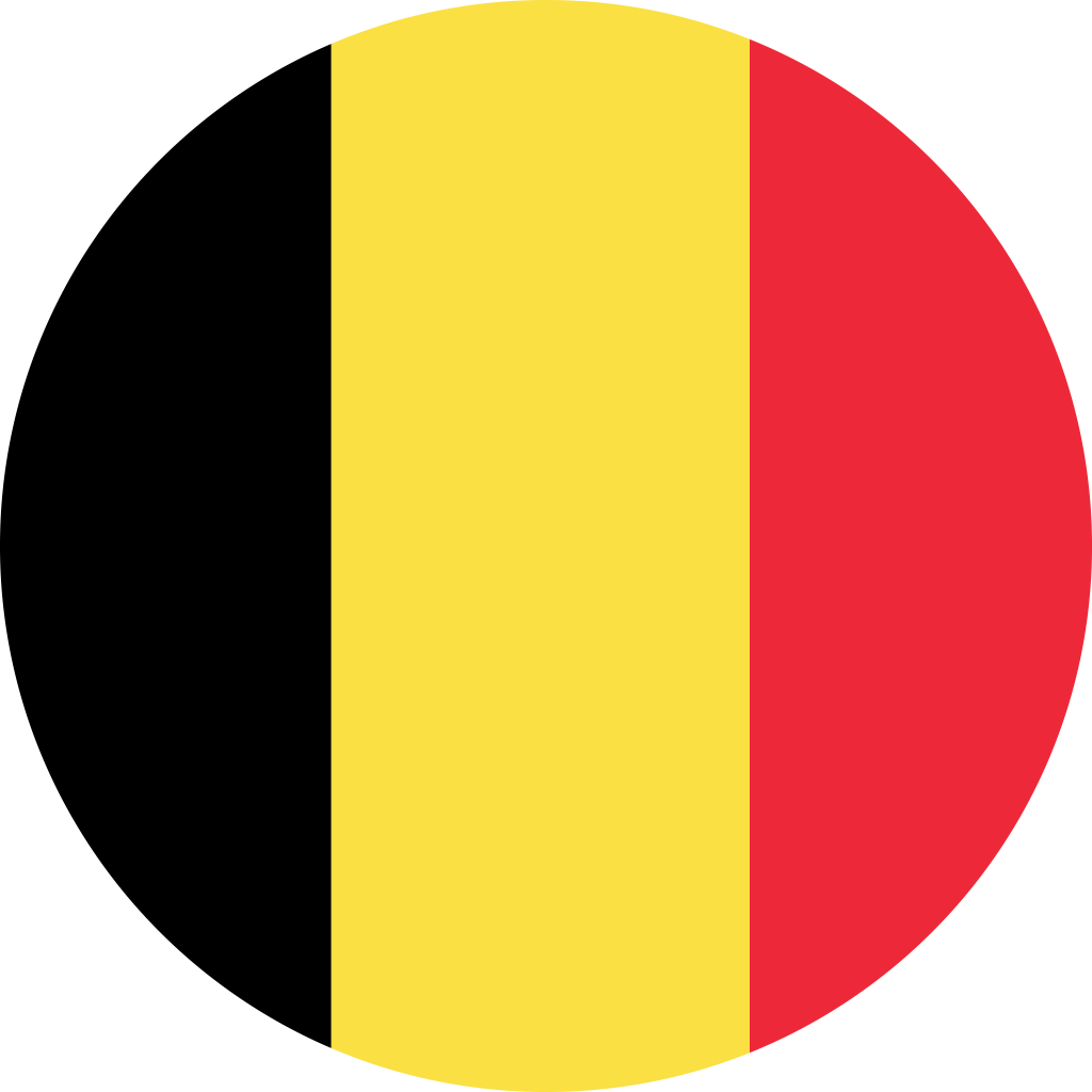 Flag of Belgium Flat Round 1024x1024 1
