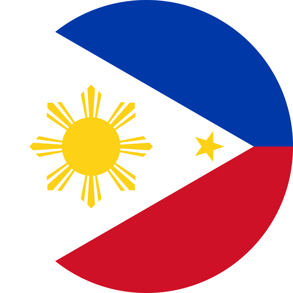Flag of Philippines Flat Round 1024x1024 1