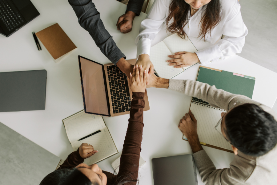 finance team of businesses