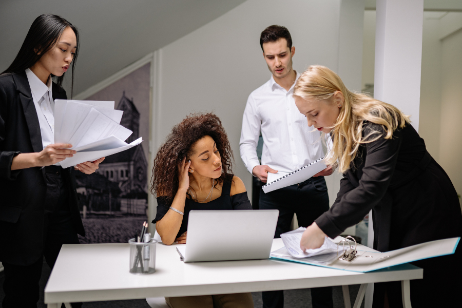business discussing onboarding process